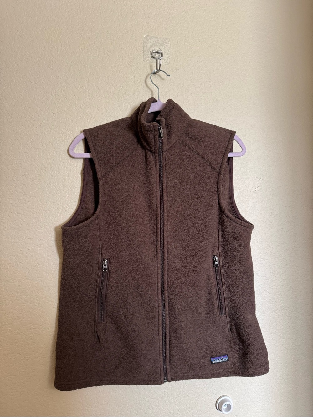Vtg Patagonia synchilla fleece vest brown size xlarge plus size outdoor